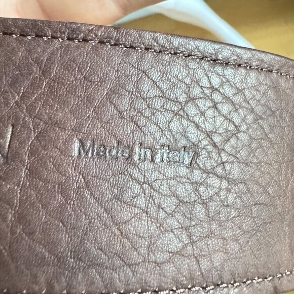 Marc Cain Leather Snakeskin Tie Front Belt - Picture 9 of 9